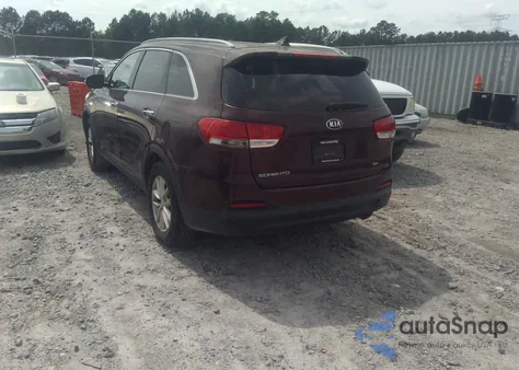 2017 Kia Sorento 2.4L Lx из США, поврежденный, VIN 5XYPGDA30HG252783